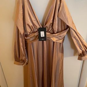 Long Satin Gown